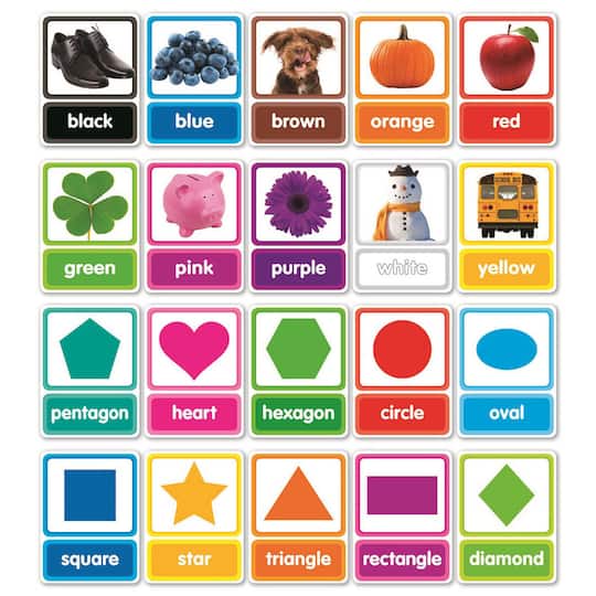 Scholastic&#xAE; Teaching Resources Colors &#x26; Shapes Bulletin Board Set, 20ct.